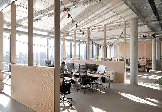 Espace de coworking pour dockers